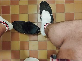 Under Stall Encounters of the Gay Kind - Manlyfoot