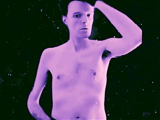 British Freddie Sunfields in Purple Lights Wet Nipples